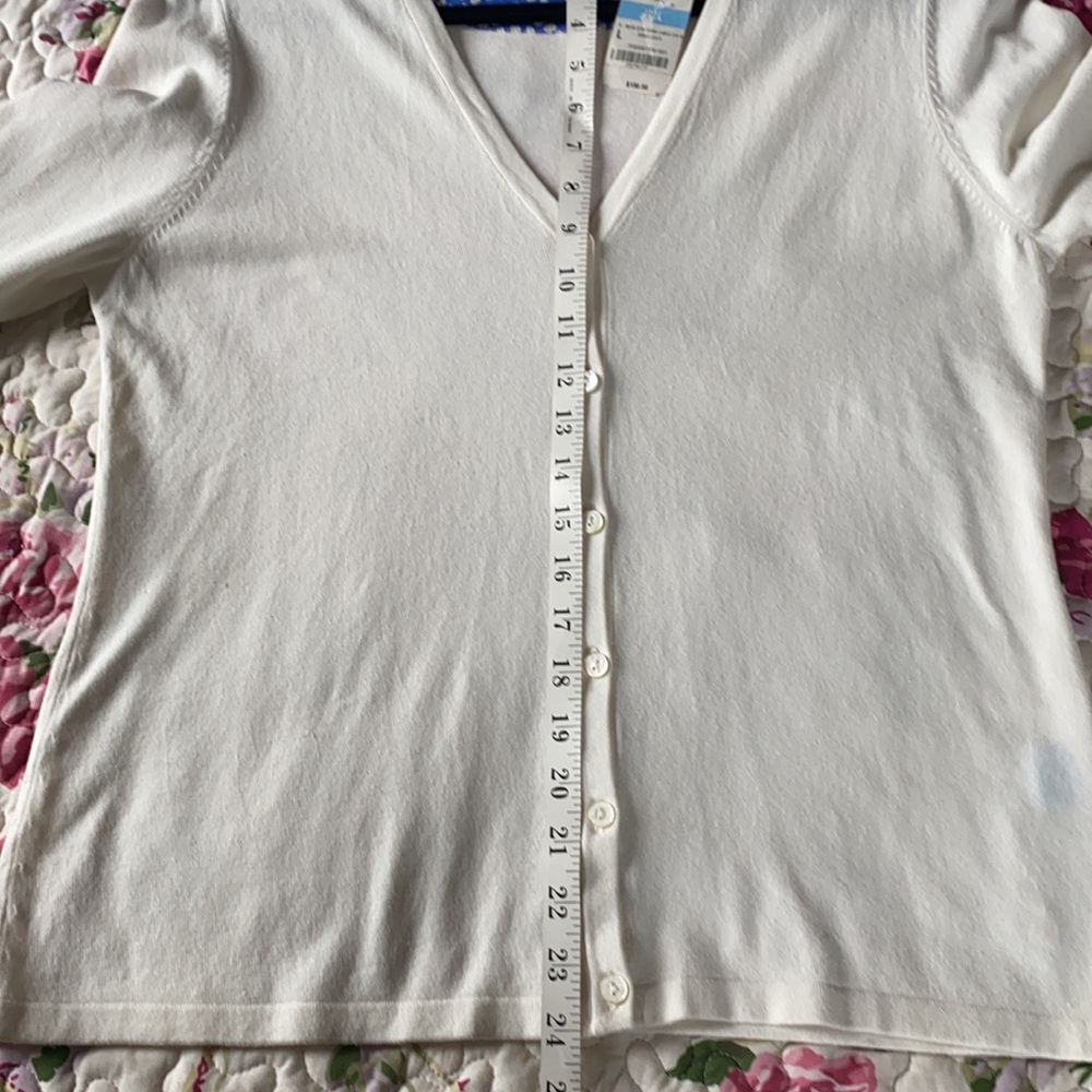 J. McLaughlin cardigan 3/4 sleeves - Picture 6 of 7
